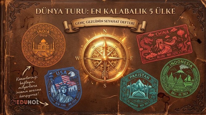 DÜNYA TURU EN KALABALIK BEŞ ÜLKE