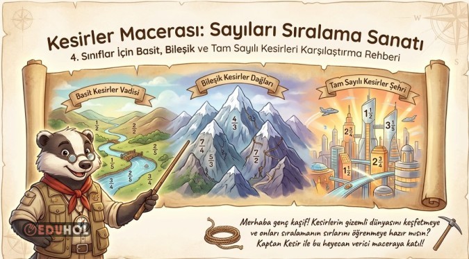 HİKAYELİ KONU ANLATIMI KESİRLER VE KESİRLERİ SIRALAMA