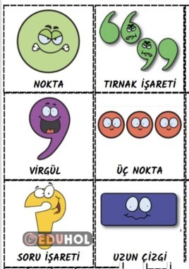 NOKTALAMA İŞARETLERİ DEFTER ETKİNLİĞİ