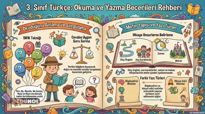 OKUMA ANLAMA VE YAZIM REHBERİ İNFOGRAFİK