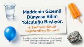 MADDENİN GİZEMLİ DÜNYASI DEĞERLENDİRME SUNUMU