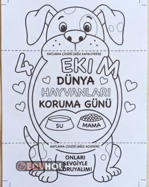 4 Ekim Hayvanlari Koruma Günü& Boya Katla