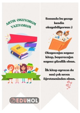 Okuma Bayramı Kitap ayracı