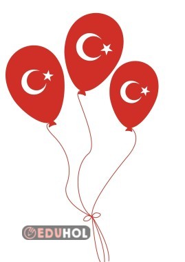 AY YILDIZ GÖKLERDE BİRLİK KALPLERDE