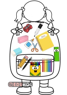 Classroom objects “what’s in my backpack?”