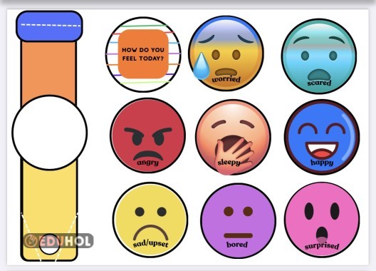 Emotional watch craft activity