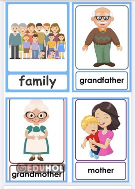 FAMILY MEMBERS FLASHCARDS