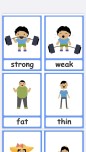 Adjective flashcards