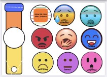 Emotional watch craft activity