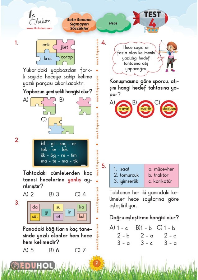 10 Soruluk Türkçe Testi-Satır ... | Eduhol - Ders Videoları İzle Online ...