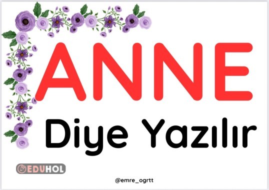 ANNELER GÜNÜNE ÖZEL