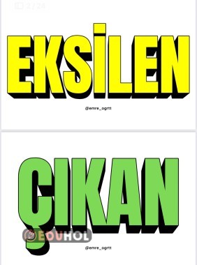 EKSİLEN - ÇIKAN BULMA