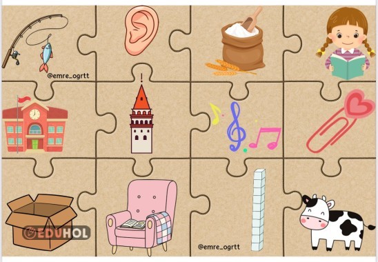 OKU - BİRLEŞTİR - PUZZLE TAMAMLA