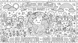 Dünya Su günü boyaması