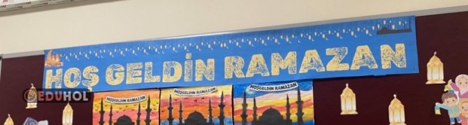 Hoş geldin Ramazan uzun pano yazısı