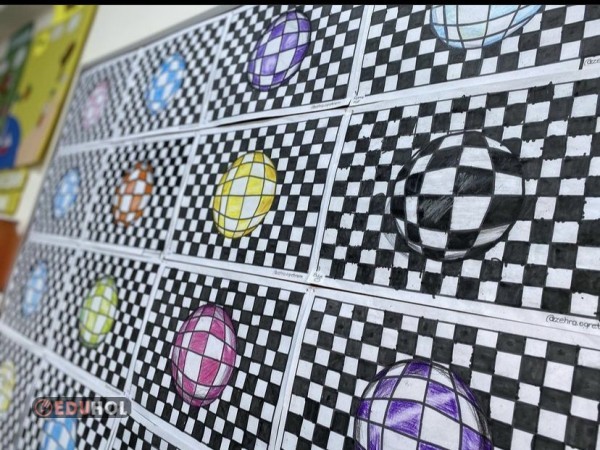 OPTİK SANAT (OPART) ÇALIŞMAMIZ