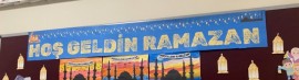 Hoş geldin Ramazan uzun pano yazısı