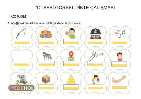O sesi dikte etkinliği