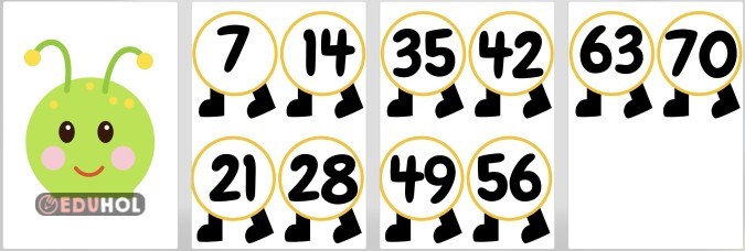 7şer RİTMİK SAYMA