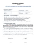 BEP SERBEST ETKİNLİK SENE SONU RAPORU ÖRNEĞİ