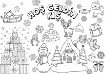 HOŞ GELDİN KIŞ 16 A4 KAĞIDI