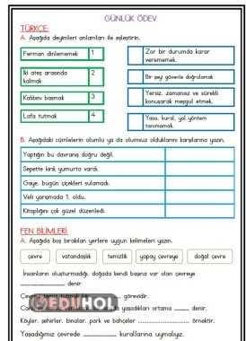 Günlük Ödev