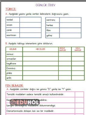 Günlük Ödev