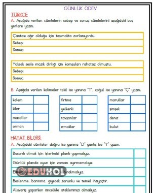 Günlük Ödev