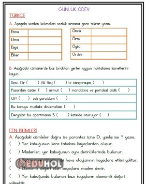 Günlük Ödev