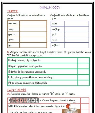 Günlük Ödev