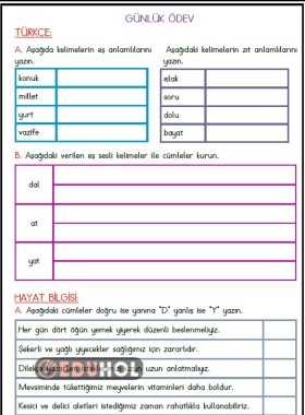 Günlük Ödev