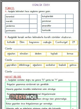 Günlük Ödev