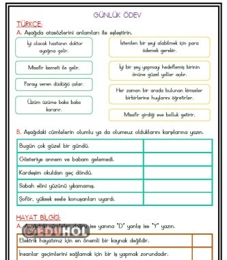 Günlük Ödev