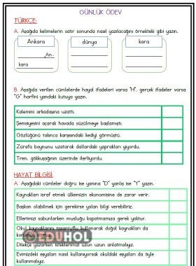Günlük Ödev