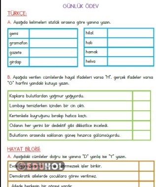 Günlük Ödev