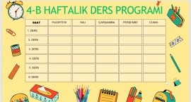 Ders Programı