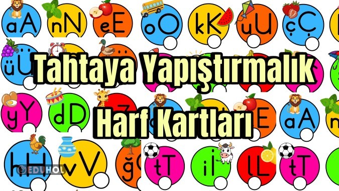 Tahtaya Yapıştırmalık Harf Karfları😍