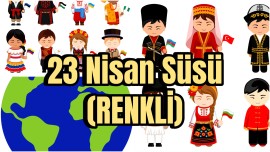 23 Nisan için sınıfımızı süslüyoruz. 🥳 RENKLİ