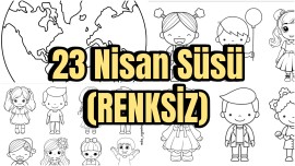 23 Nisan için sınıfımızı süslüyoruz.🥳 RENKSİZ