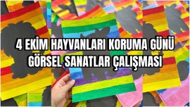 Hayvanları Koruma Günü Görsel Sanatlar Çalışması