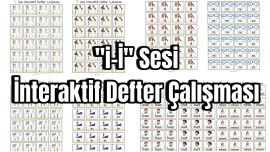 İ Sesi İnteraktif Defter Çalışması