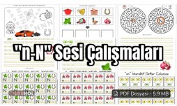 N Sesi İnteraktif Defter Çalışması ve N Sesi Etkinlikleri