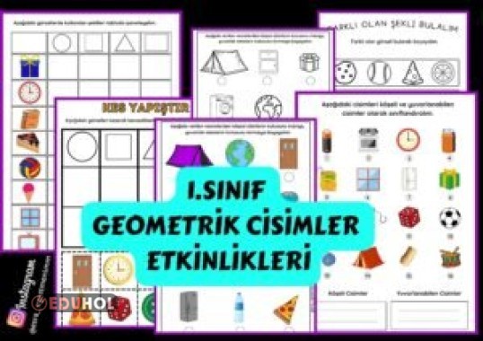 1. Sınıf Geometrik Cisimler