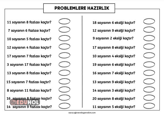 1. Sınıf Toplama Ve Çıkarma İş... · Eduhol - Etkinlik İndir Oyun Oyna ...