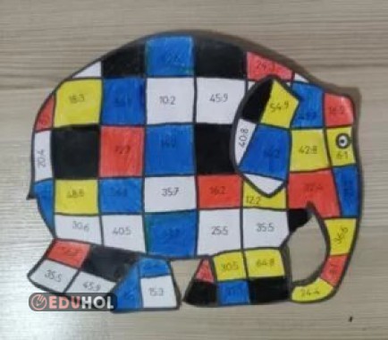 3. Sınıf Bölme İşlemi Mondrian Sanatı