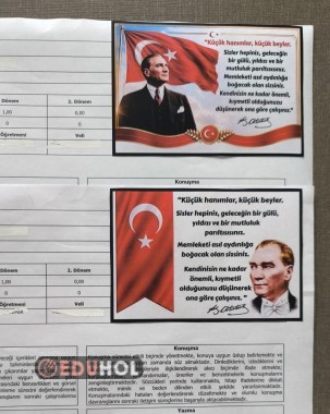 Atatürk'ün Sözü Gelişim Raporları İçin Yatay