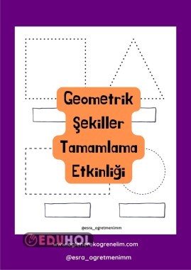 Geometrik Şekiller Tamamlama Etkinliği