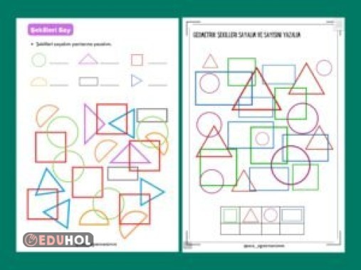 Gizlenmiş Geometrik Şekillerin Sayısını Bulma
