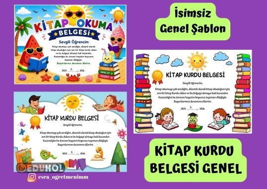 Kitap Kurdu Belgesi Genel İsimsiz