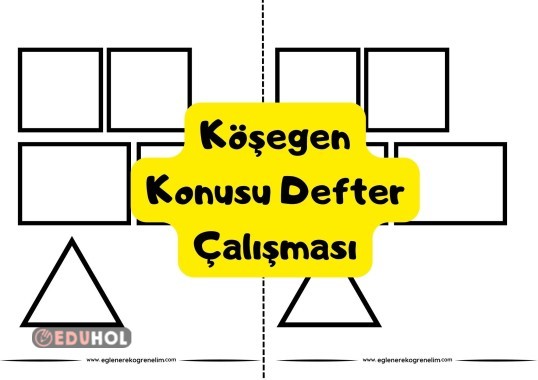 Köşegen Konusu Defter Çalışması